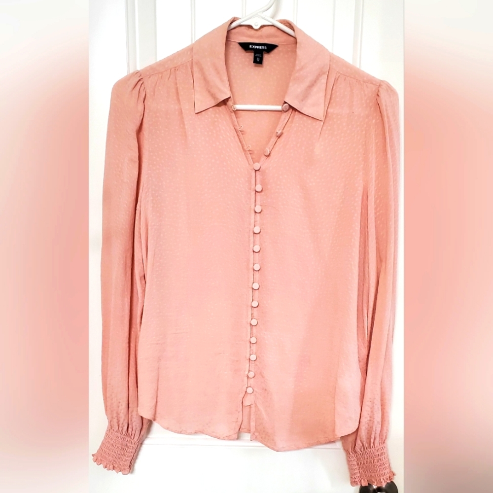 Express blouse in Dusty Rose, XS